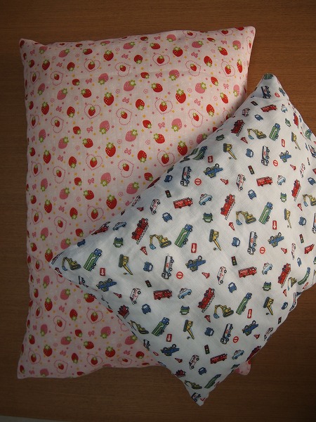 キッズ枕カバーをハンドメイド ～子供用枕のサイズと生地～: キッズ